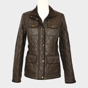 L. L. BEAN Women's Brown Quilted Barn Jacket Size XS